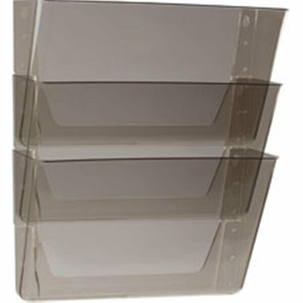 Paperperfect Stacking Wall Pocket Set, Smoke PA3203811